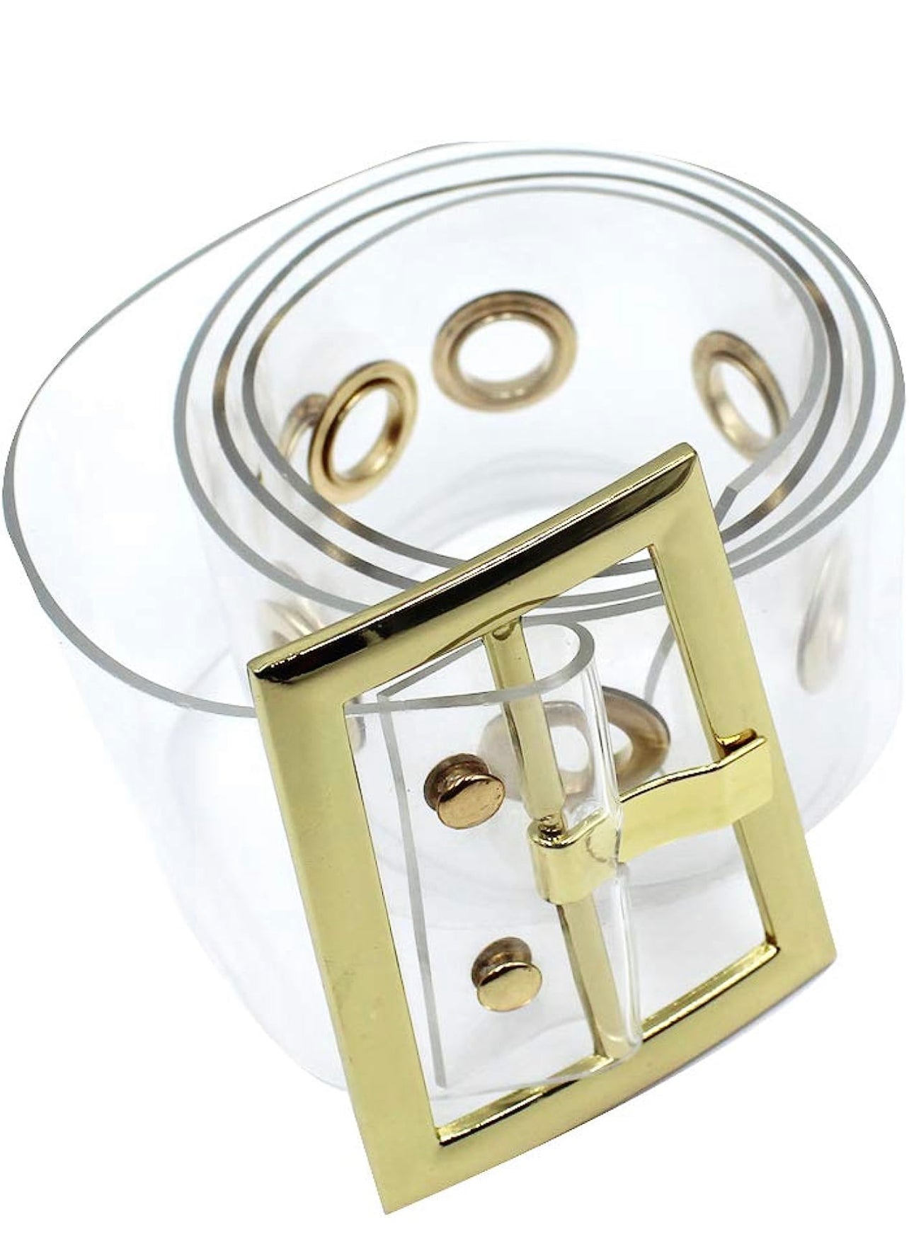 Oversized Clear Belt